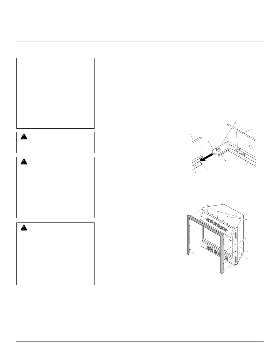 Owner’s manual, Installation | Desa LFP33NR User Manual | Page 7 / 30