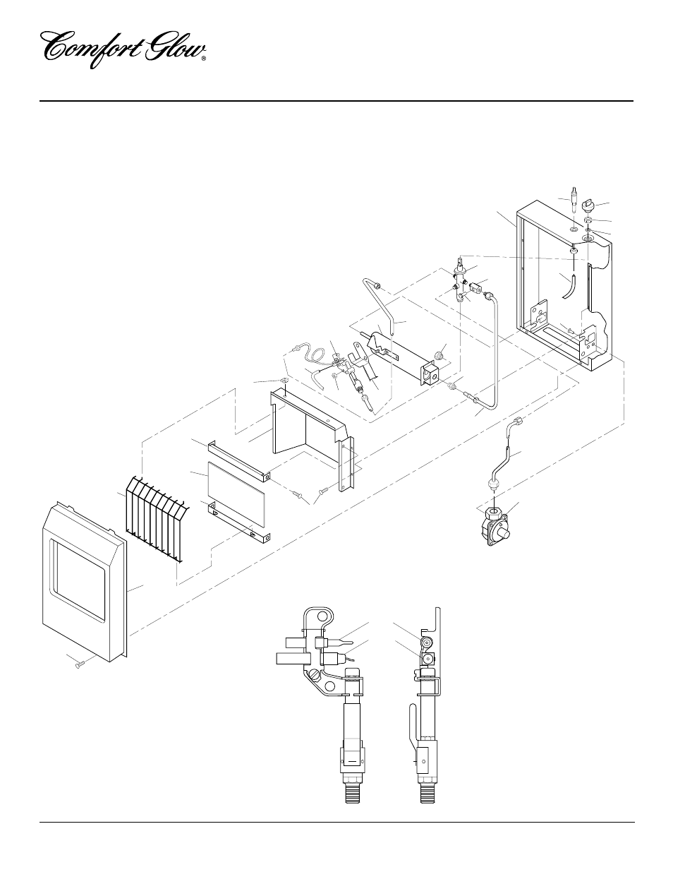Illustrated parts list, Cgp10l cgp6l | Desa CGP6L User Manual | Page 16 / 20