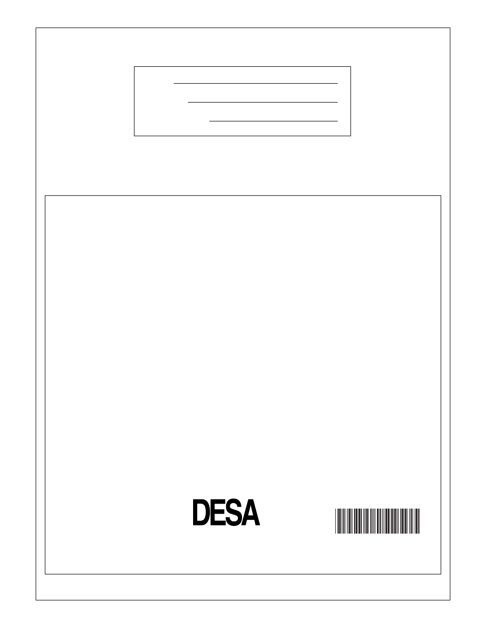Warranty information, International | Desa CGP6L User Manual | Page 20 / 20