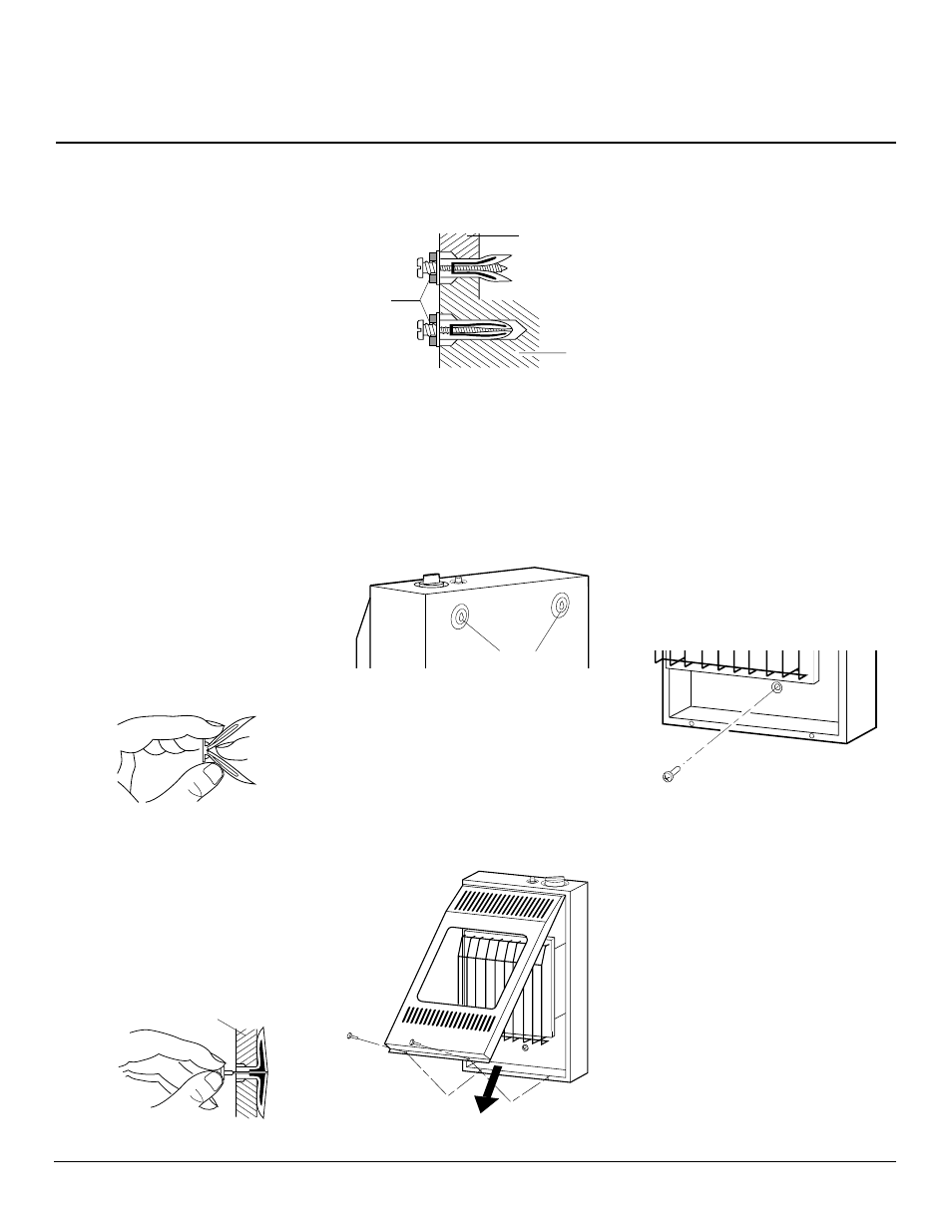 Owner’s manual, Installing to wall, Continued | Desa CGP6L User Manual | Page 7 / 20