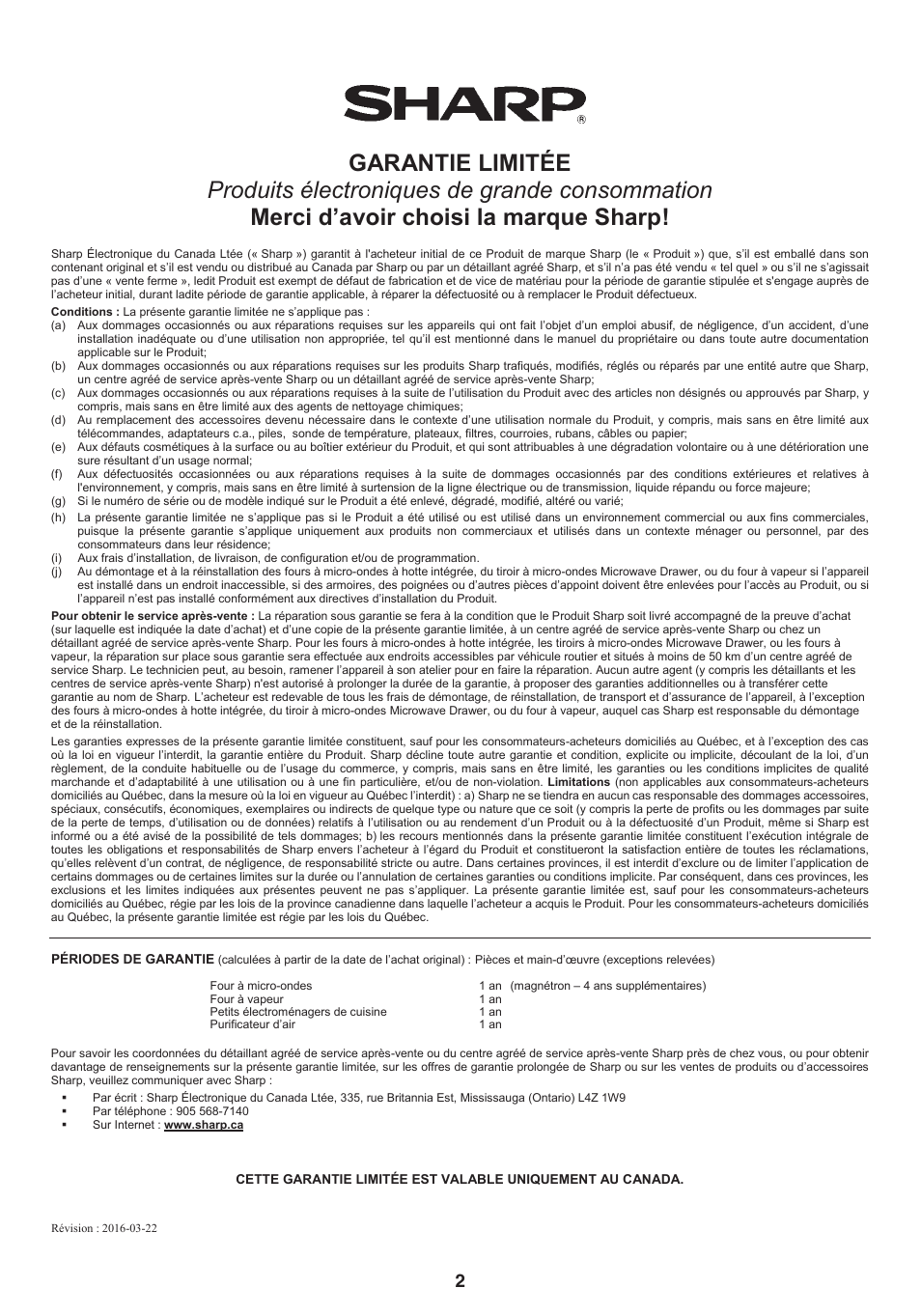 Sharp 1.1 cu. ft. Over-the-Range Convection Microwave Oven Owner's Guide User Manual | Page 38 / 68