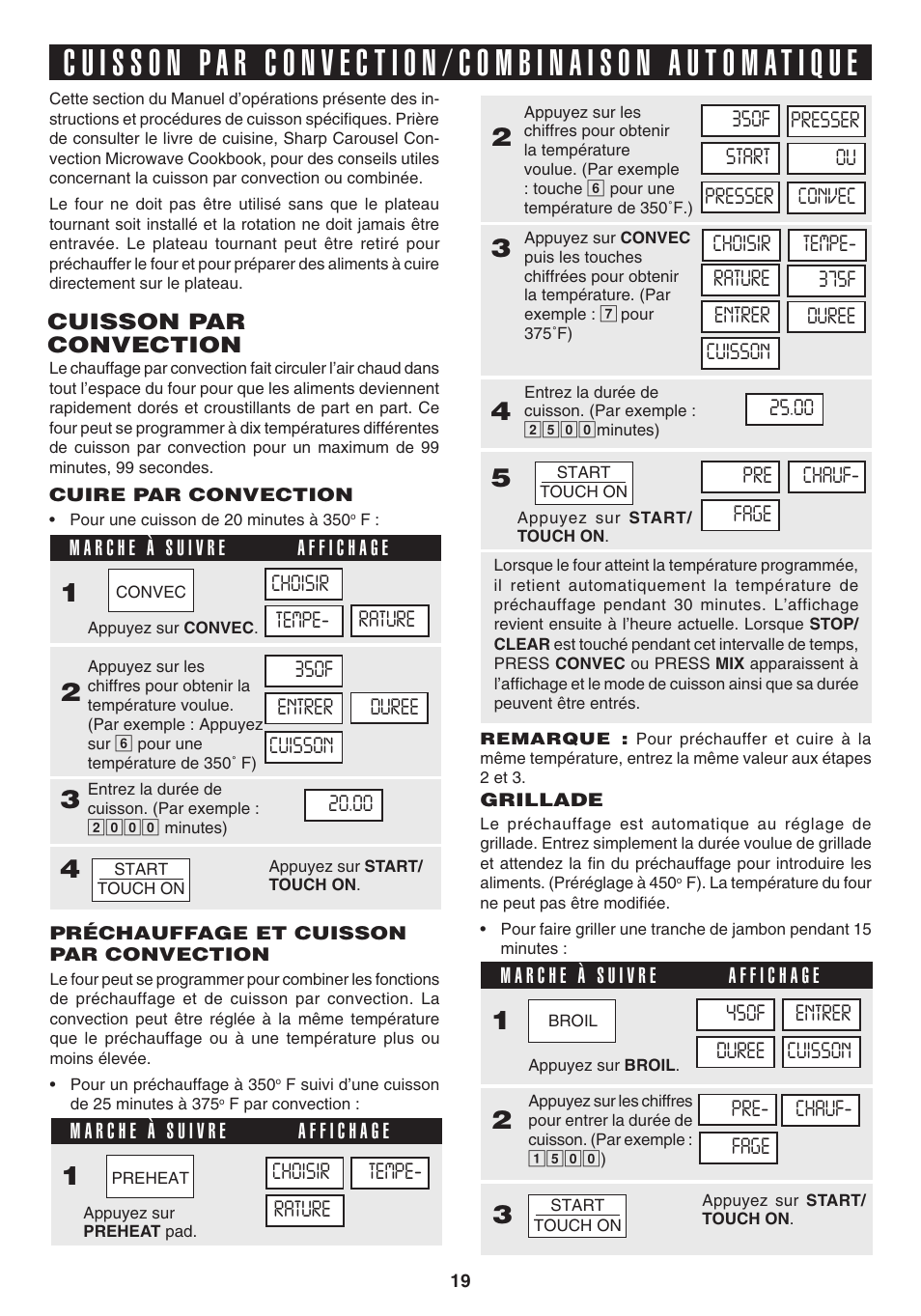 Sharp 1.1 cu. ft. Over-the-Range Convection Microwave Oven Owner's Guide User Manual | Page 55 / 68