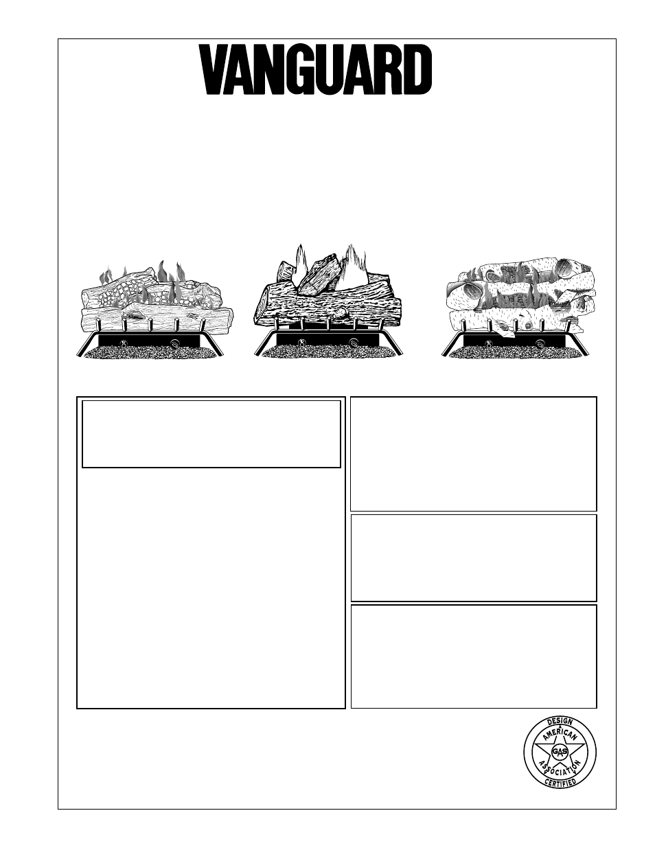 Desa FLAME-MAX UNVENTED (VENT-FREE) PROPANE/LP GAS LOG HEATER User Manual | 24 pages