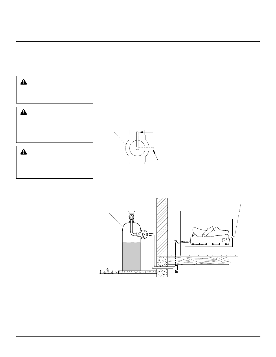 Installation, Continued | Desa FLAME-MAX UNVENTED (VENT-FREE) PROPANE/LP GAS LOG HEATER User Manual | Page 12 / 24