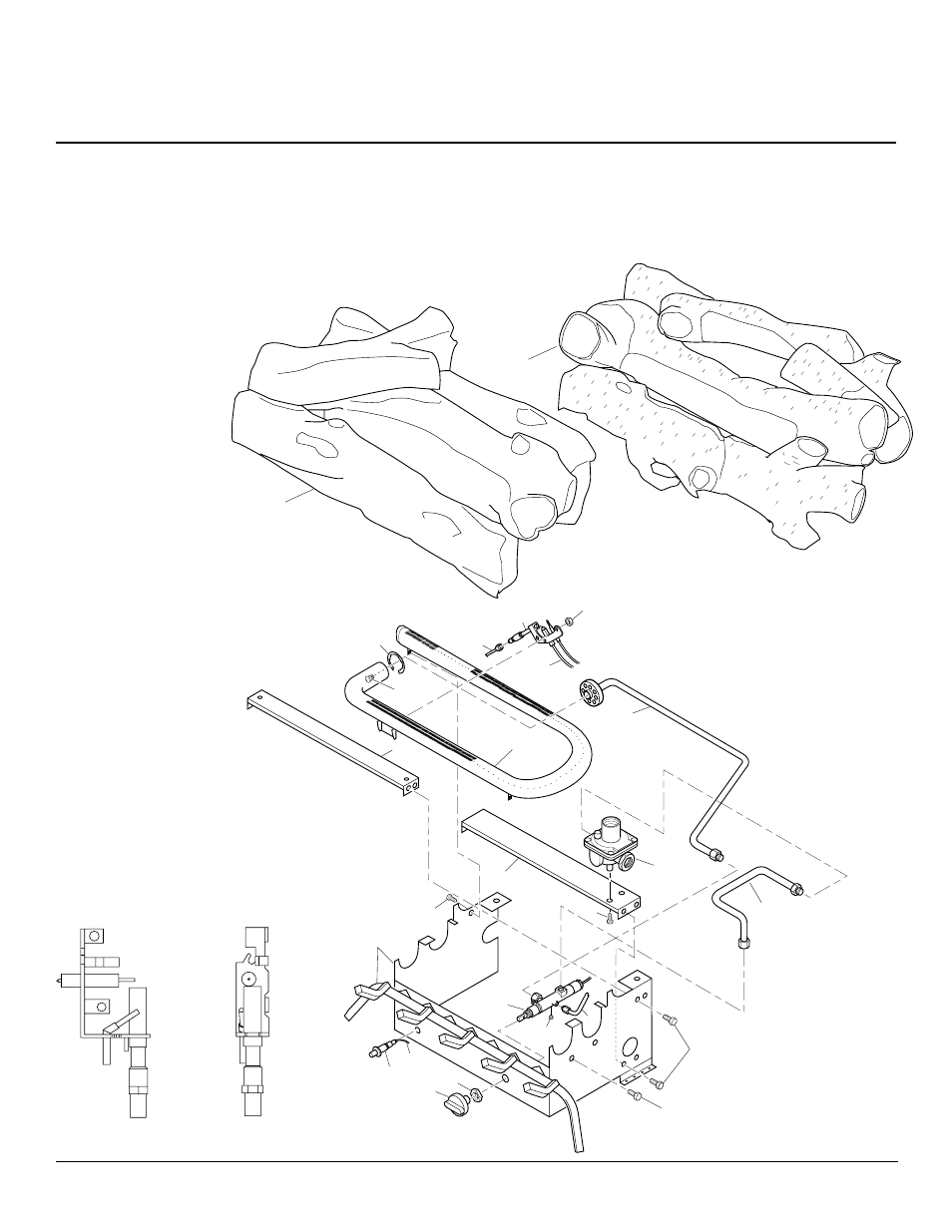 Illustrated parts breakdown, 19 - ods pilot | Desa FLAME-MAX UNVENTED (VENT-FREE) PROPANE/LP GAS LOG HEATER User Manual | Page 22 / 24