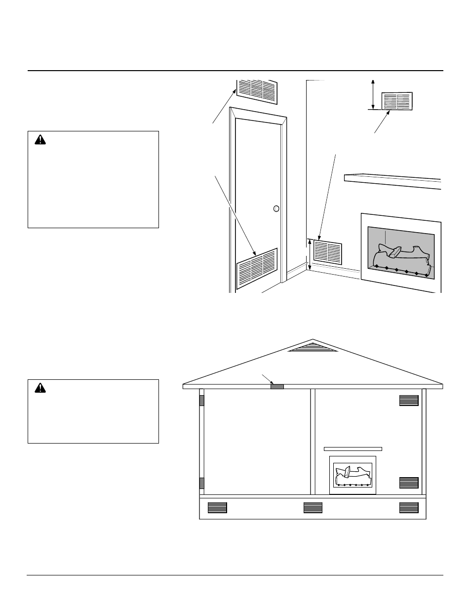 Owner’s manual, Air for combustion and ventilation | Desa FLAME-MAX UNVENTED (VENT-FREE) PROPANE/LP GAS LOG HEATER User Manual | Page 5 / 24