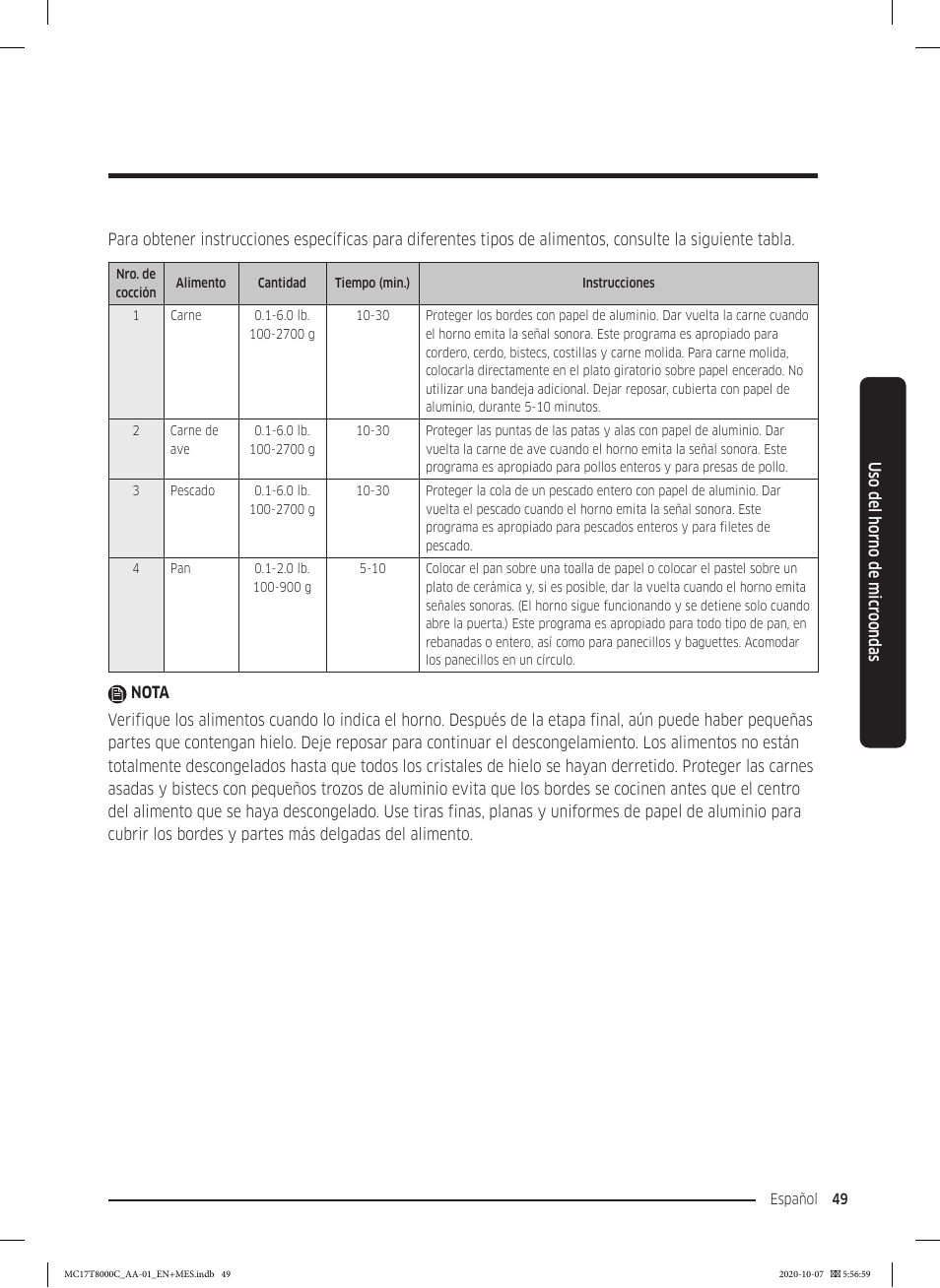 Samsung 30 Inch Over the Range Convection Smart Microwave User Manual User Manual | Page 129 / 160