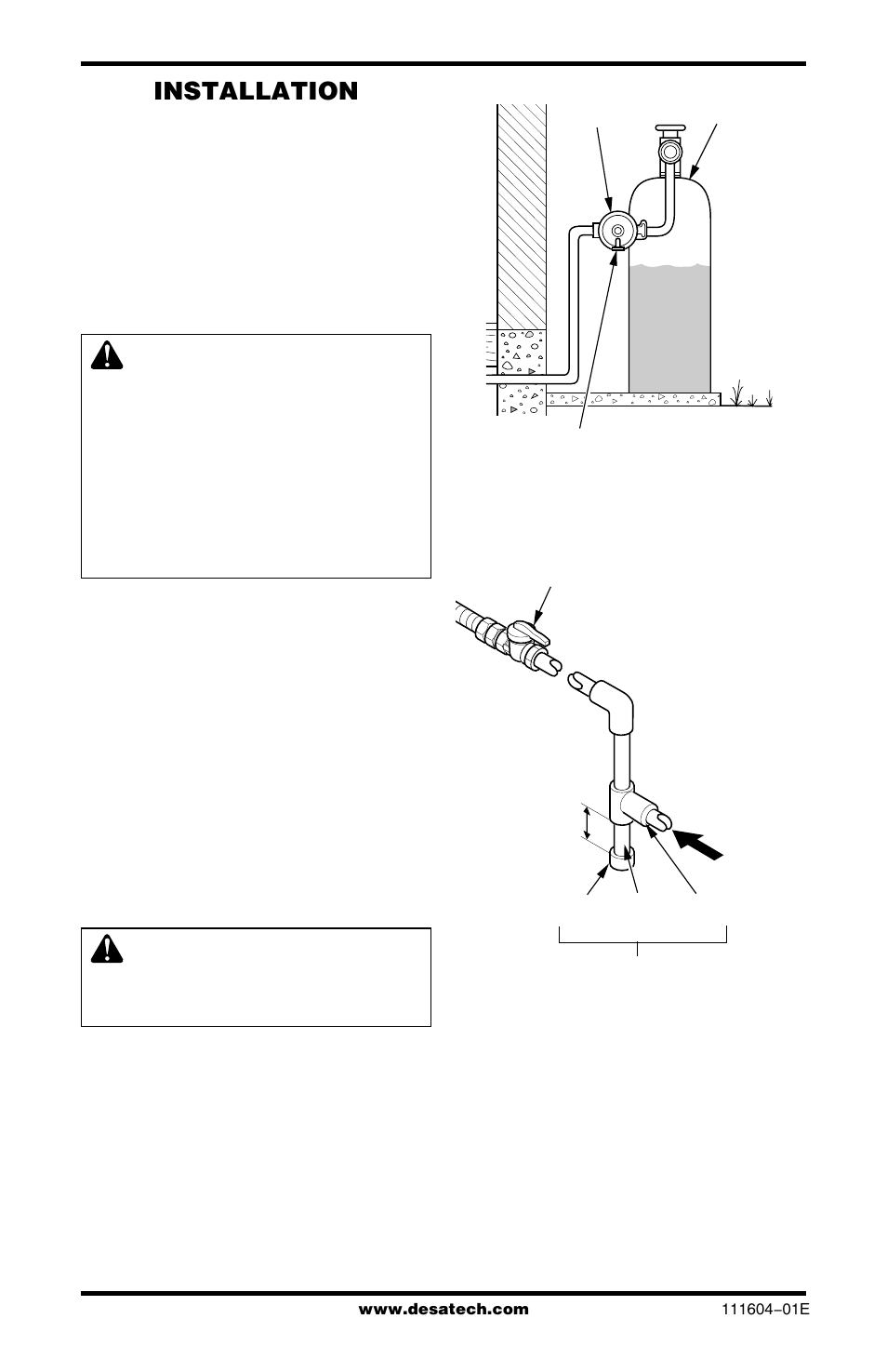 Installation | Desa LMFP33PR User Manual | Page 14 / 36