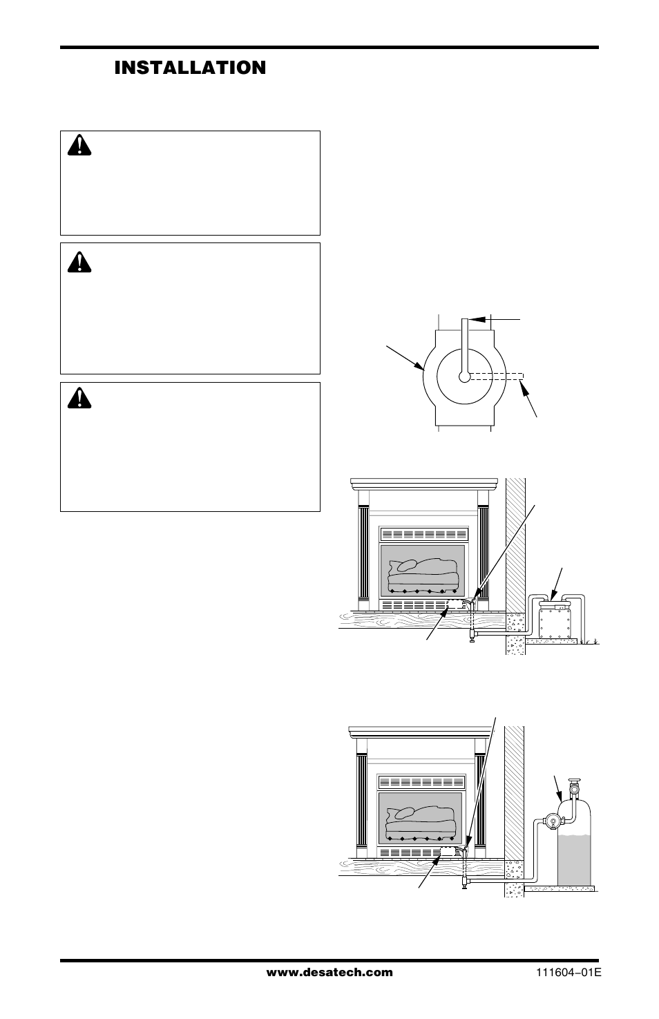 Installation | Desa LMFP33PR User Manual | Page 16 / 36