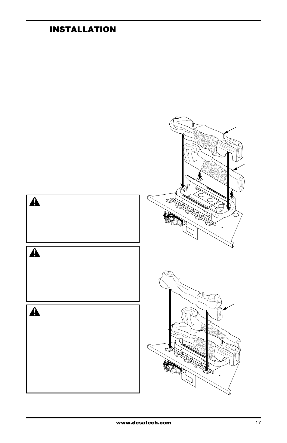 Installation, Continued | Desa LMFP33PR User Manual | Page 17 / 36