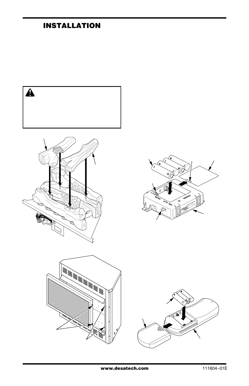 Installation | Desa LMFP33PR User Manual | Page 18 / 36