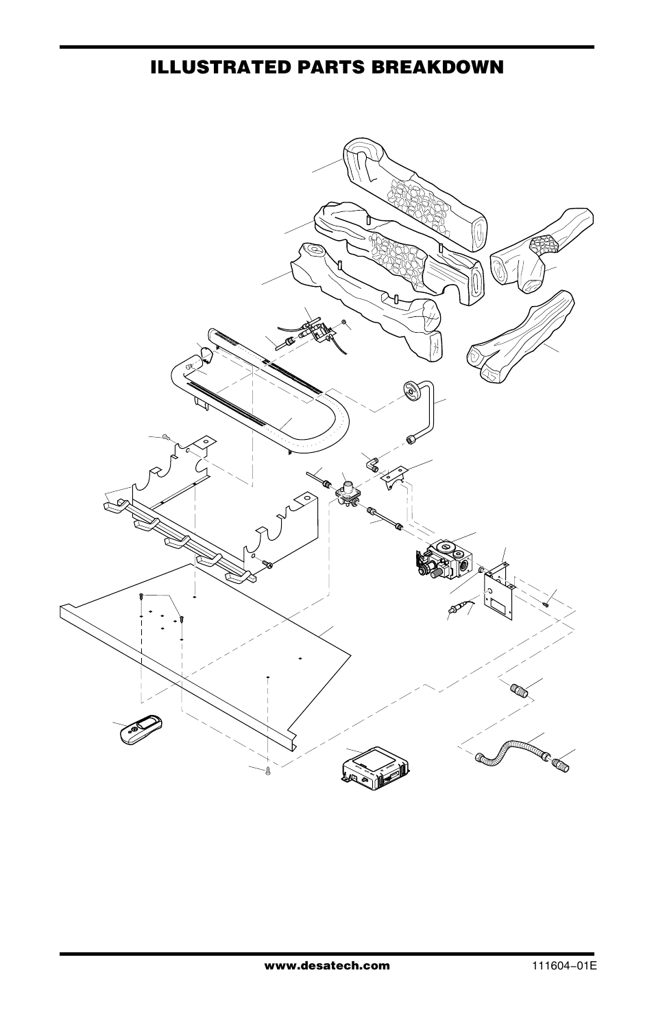 Illustrated parts breakdown, Models lmfp33pr and lmfp33nr (shown) | Desa LMFP33PR User Manual | Page 30 / 36