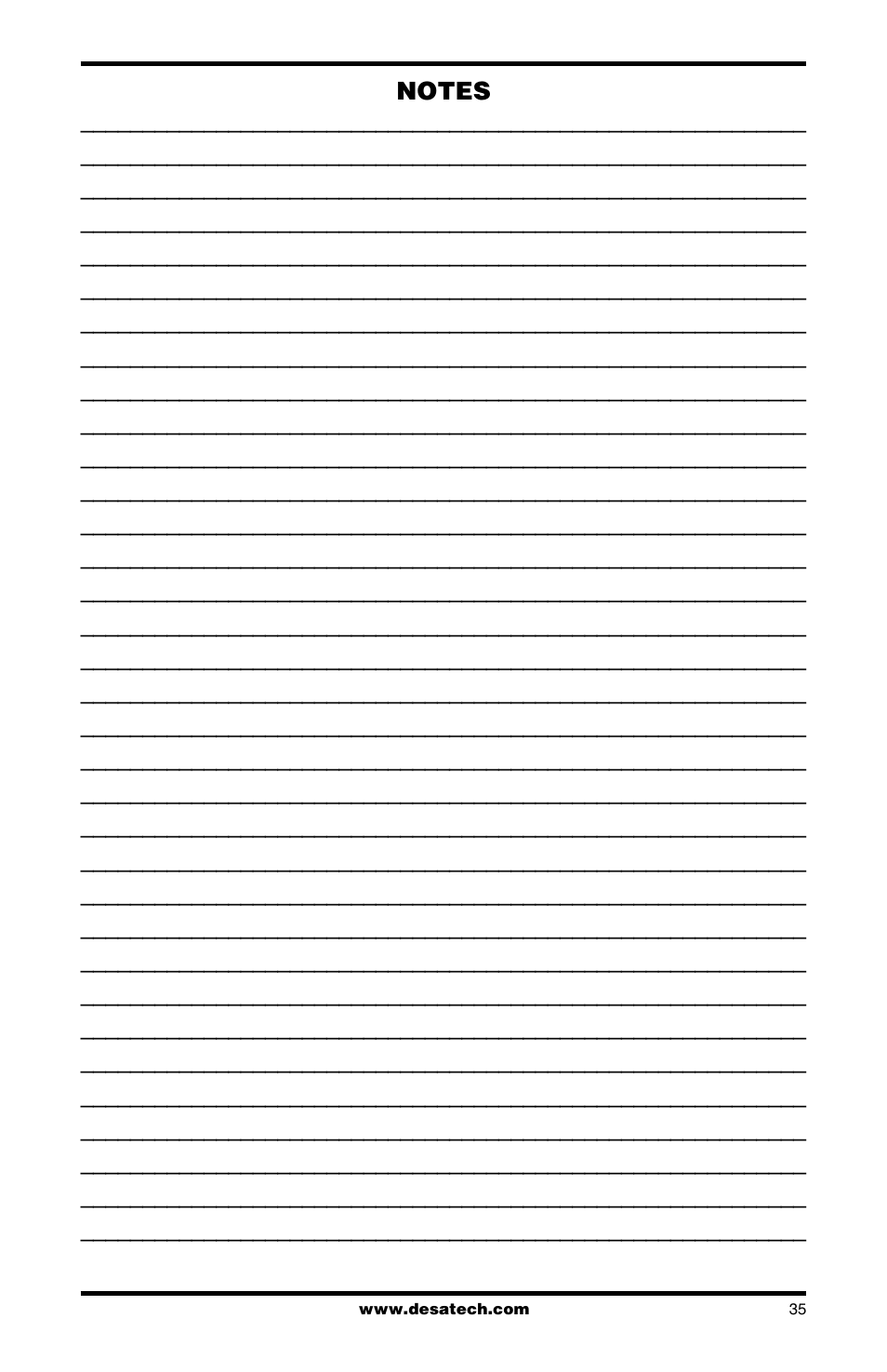 Desa LMFP33PR User Manual | Page 35 / 36