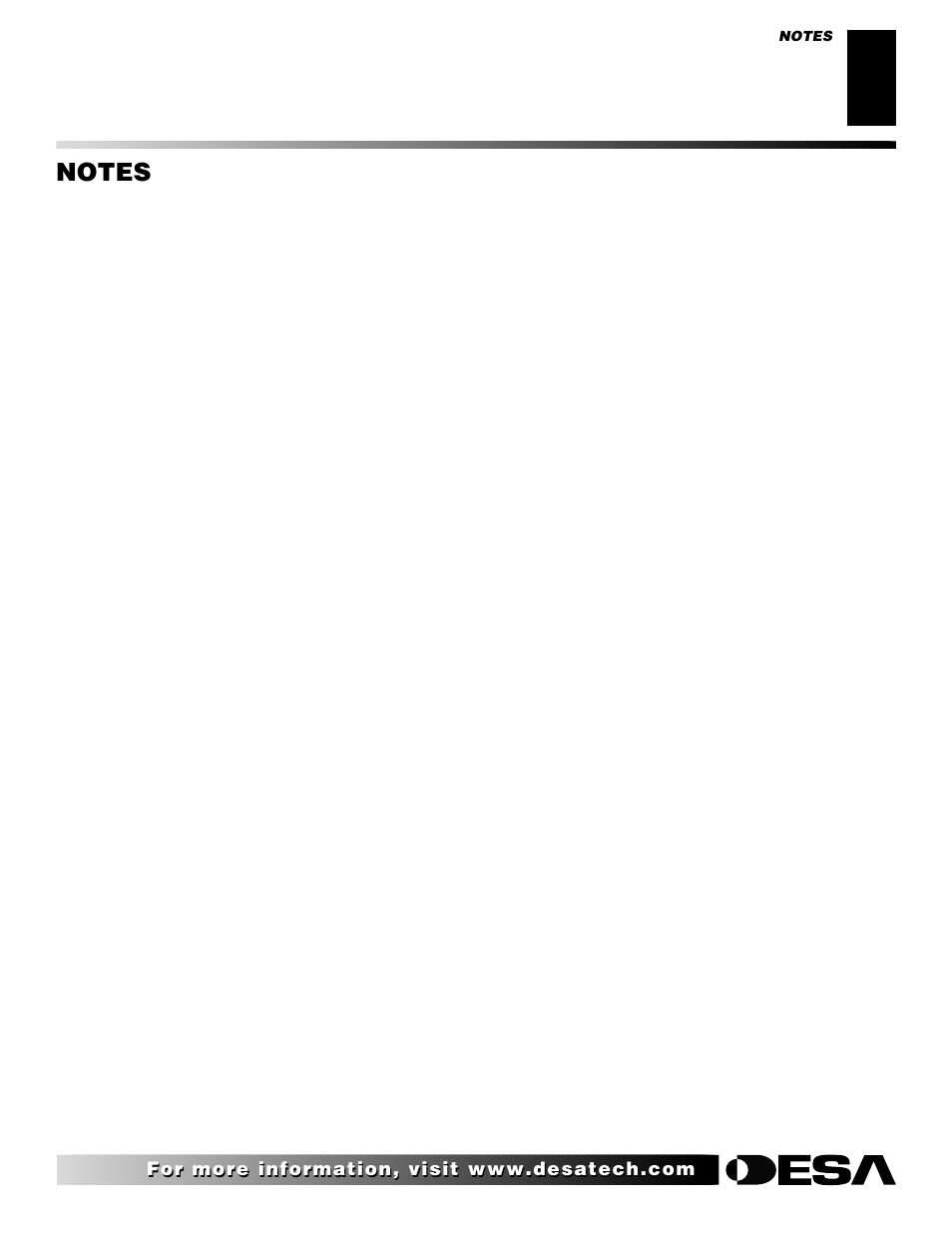 Desa "A" Models User Manual | Page 39 / 40