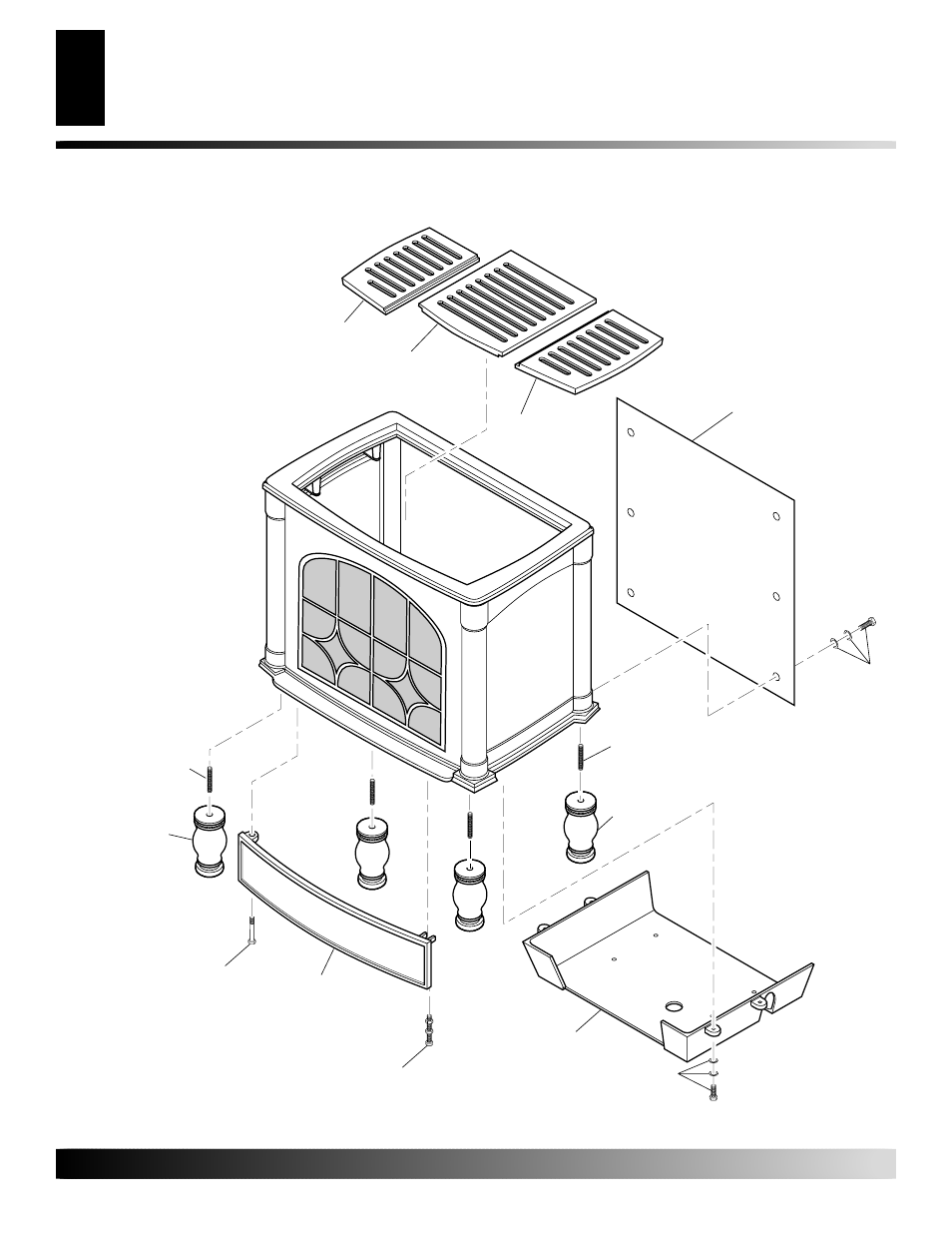 Illustrated parts breakdown | Desa SL30NT User Manual | Page 22 / 28