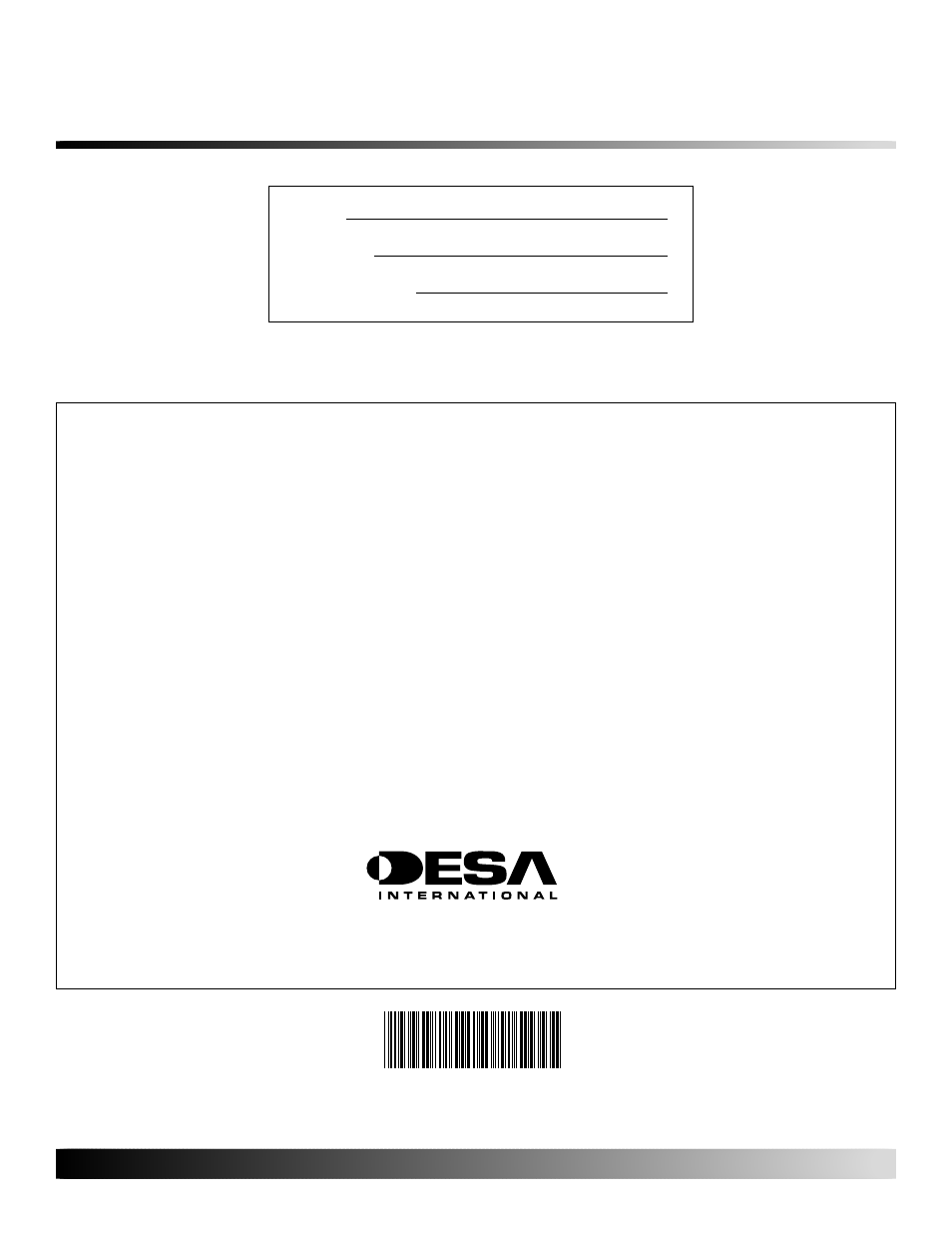 Warranty information | Desa SL30NT User Manual | Page 28 / 28