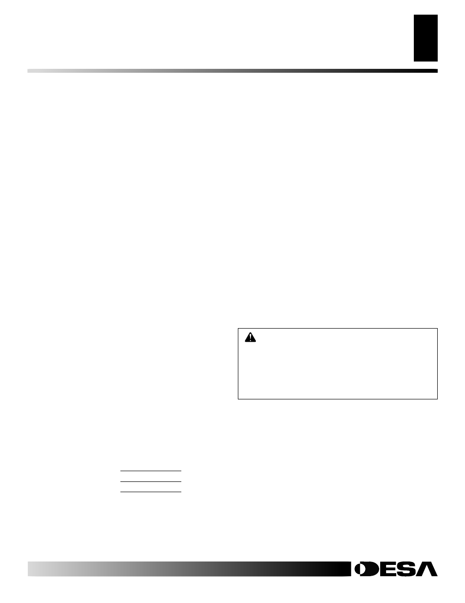 Air for combustion and ventilation, Continued | Desa SL30NT User Manual | Page 5 / 28