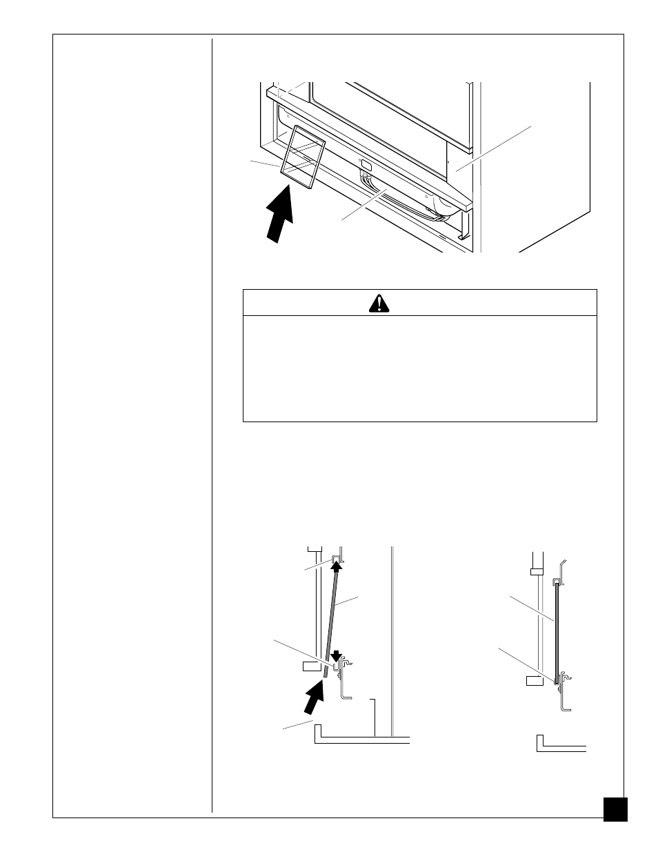 Installing heater, Caution | Desa CGB50N User Manual | Page 15 / 40