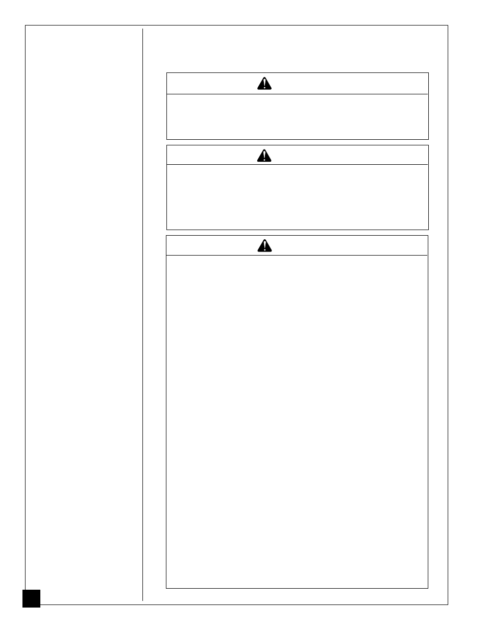 Installing heater, Warning | Desa CGB50N User Manual | Page 8 / 40