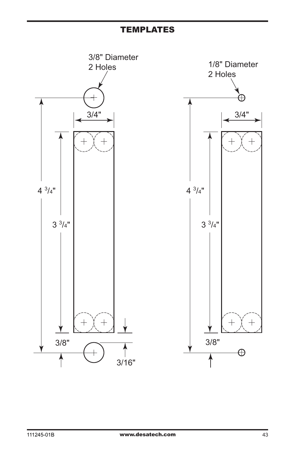 Templates, Templates 4 | Desa CGEFP33PRB User Manual | Page 43 / 48