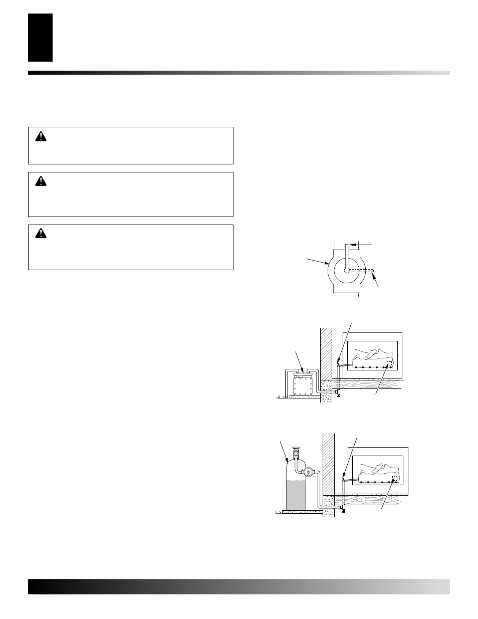 Installation, Continued, Checking gas connections | Desa VYM27NR/PR User Manual | Page 12 / 28