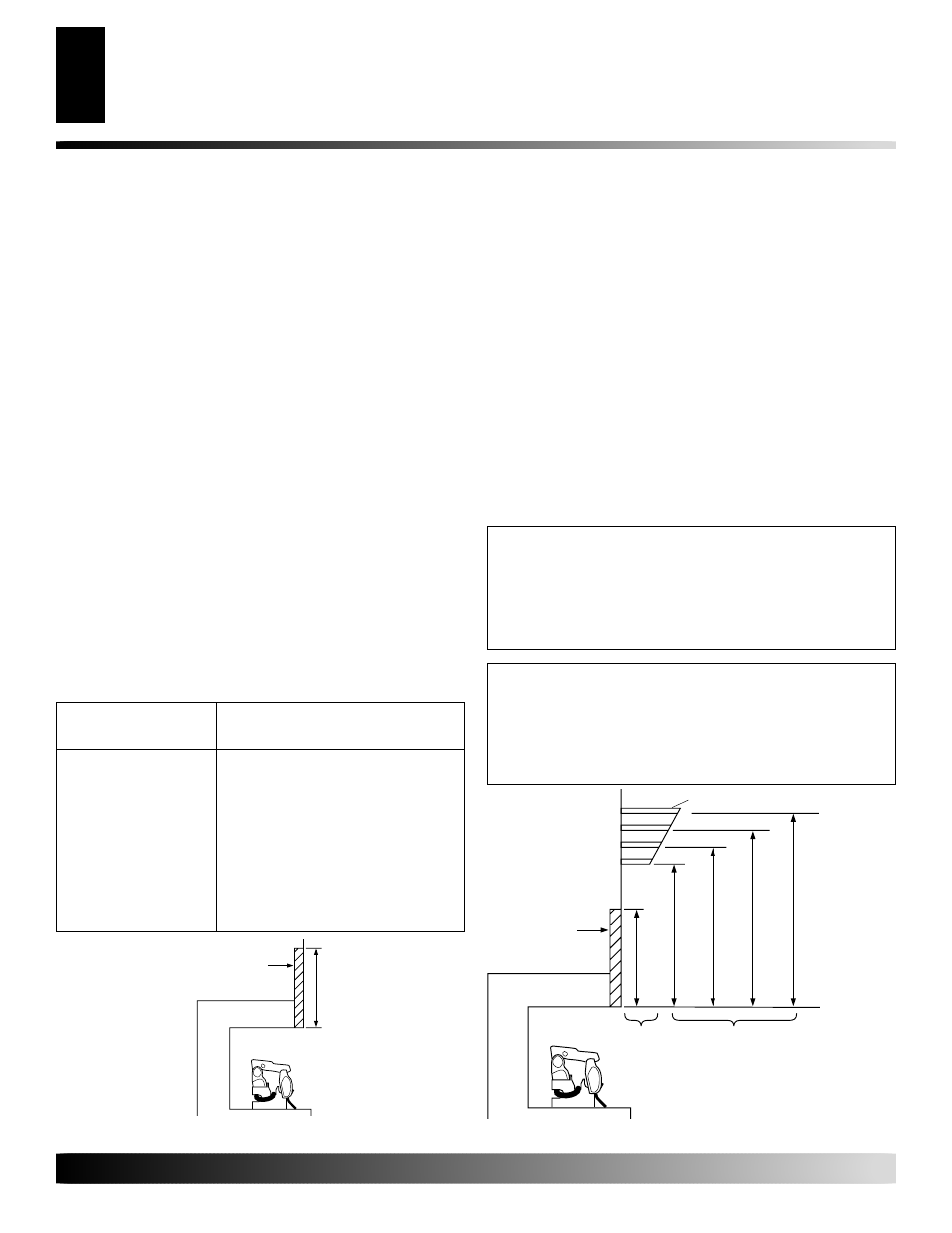 Installation, Continued, Mantel clearances | Determining minimum mantel clearance, Minimum noncombustible material clearances | Desa VYM27NR/PR User Manual | Page 8 / 28
