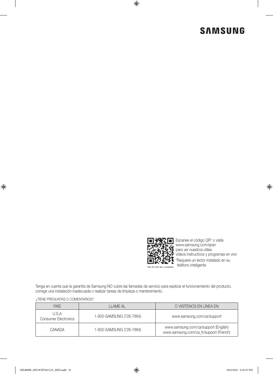 Samsung BESPOKE 1.9 cu. ft. Over-the-Range Smart Microwave Oven Owners Guide User Manual | Page 64 / 96