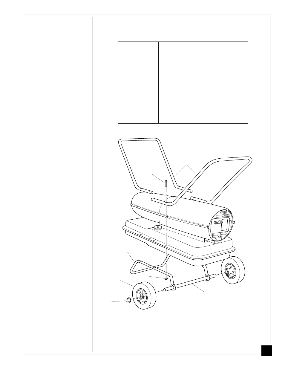 Illustrated parts breakdown and parts list | Desa 20 User Manual | Page 21 / 64