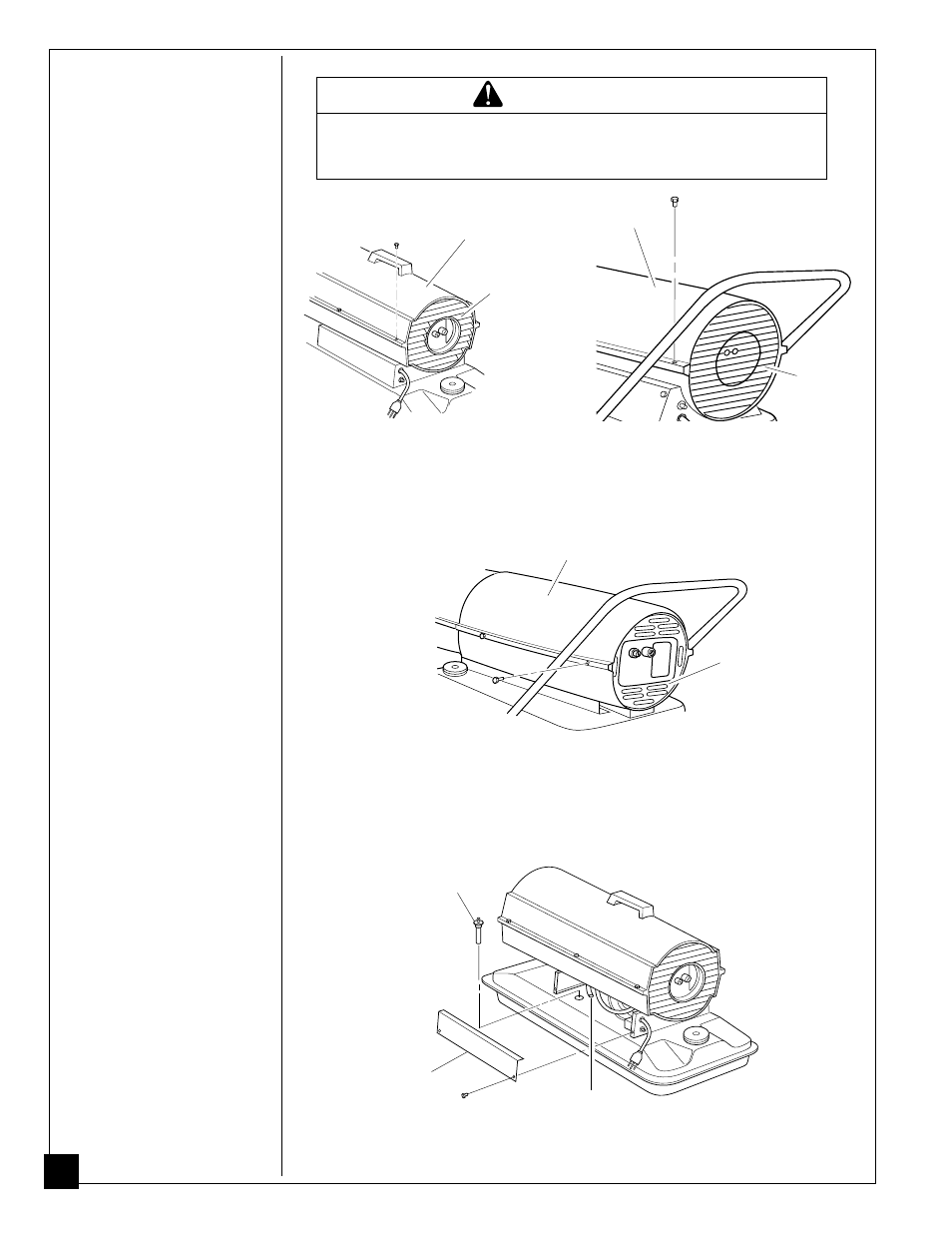 Procedimientos de servicio, Advertencia | Desa 20 User Manual | Page 42 / 64