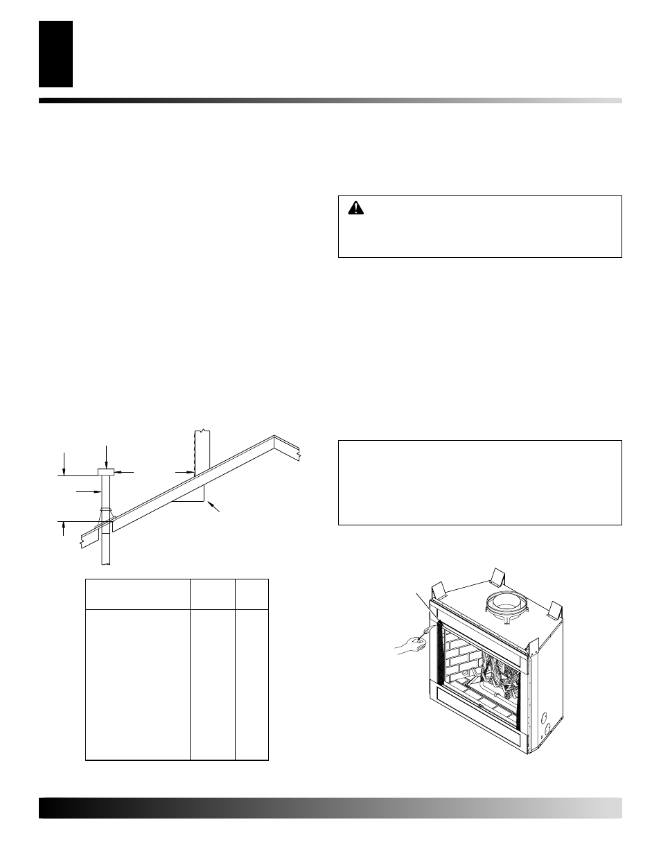 Venting installation, Continued | Desa M36E(B User Manual | Page 10 / 28