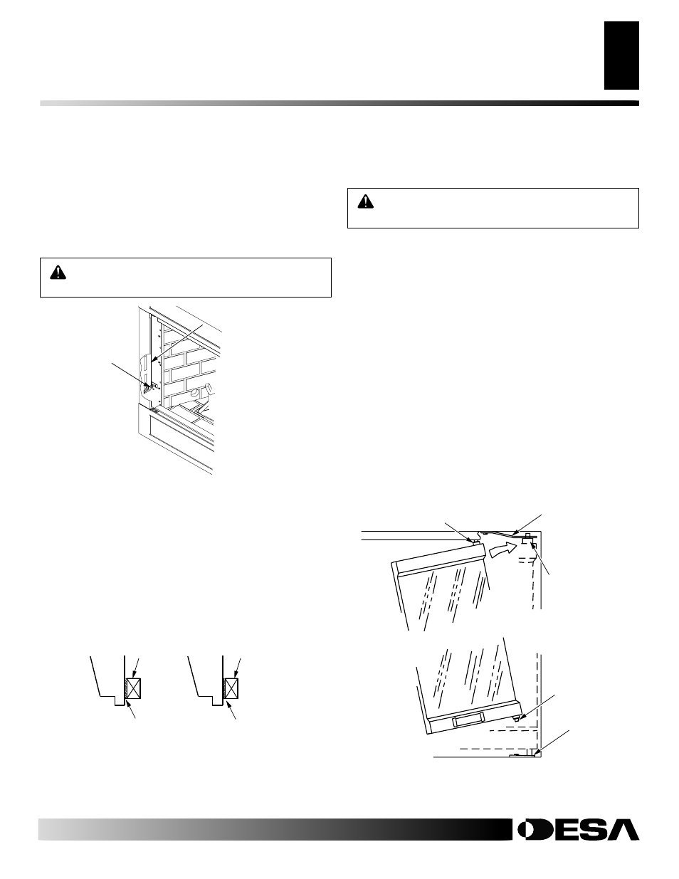 Installation, Continued | Desa M36E(B User Manual | Page 15 / 28