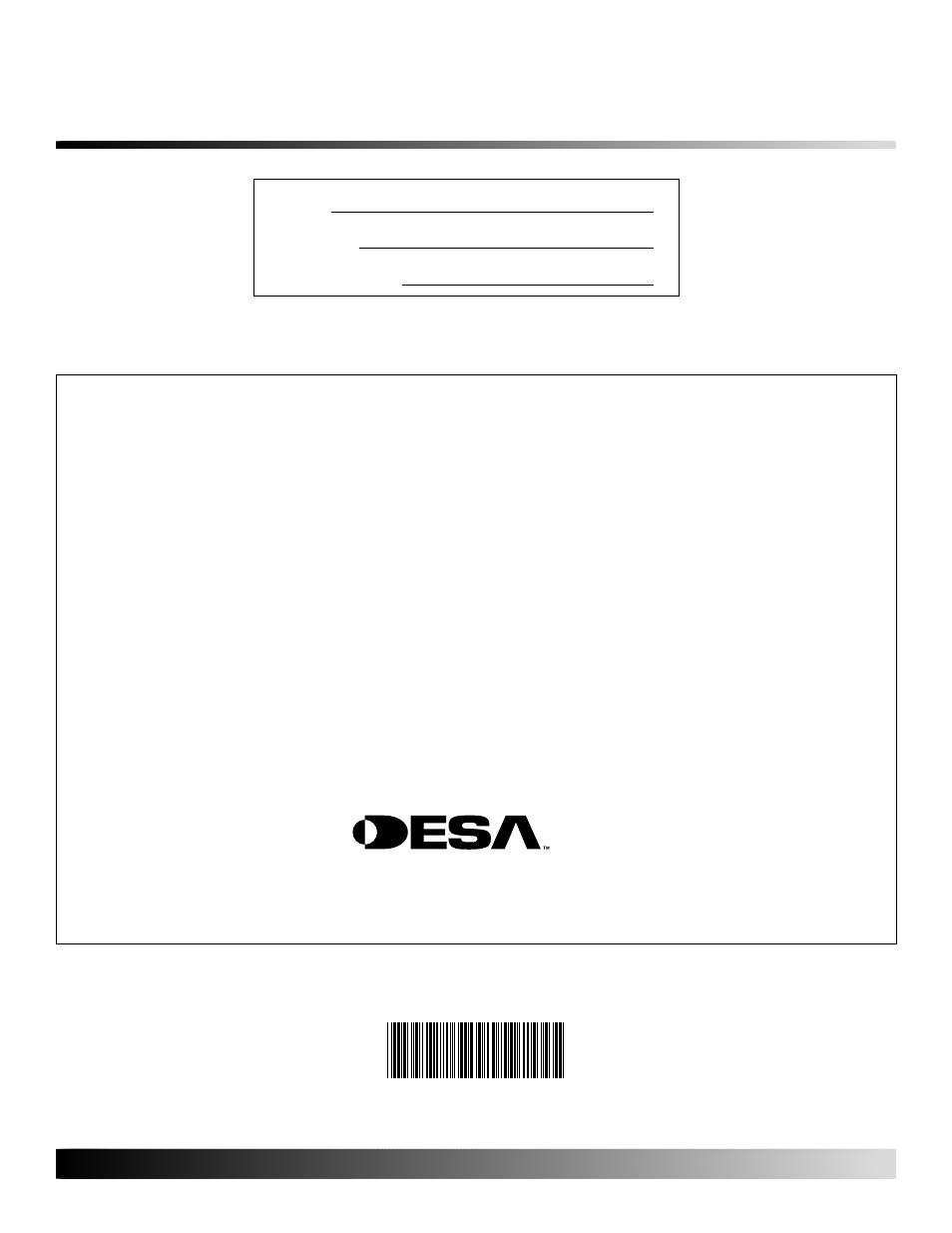 Warranty information | Desa M36E(B User Manual | Page 28 / 28