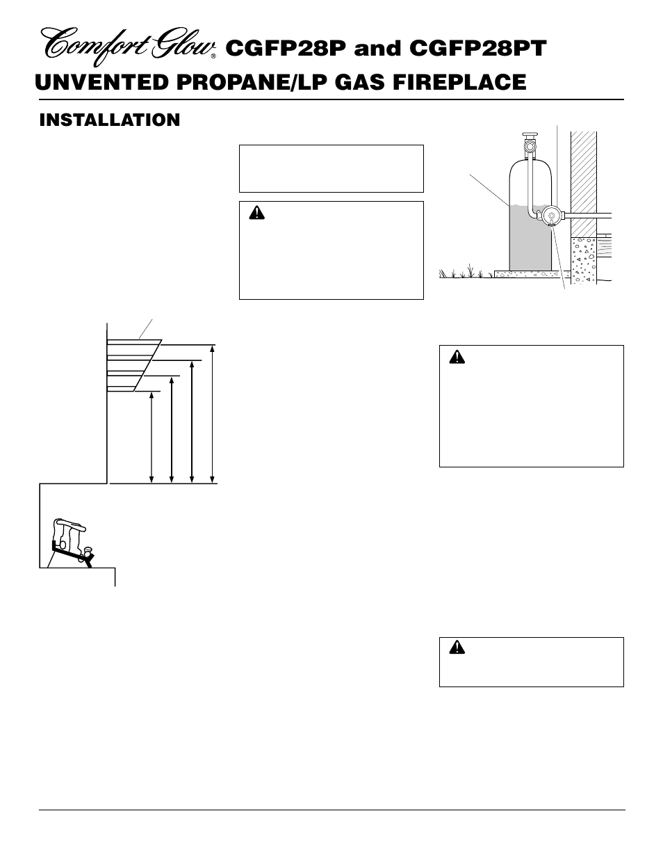 Installation, Continued | Desa CGFP28PT User Manual | Page 14 / 34