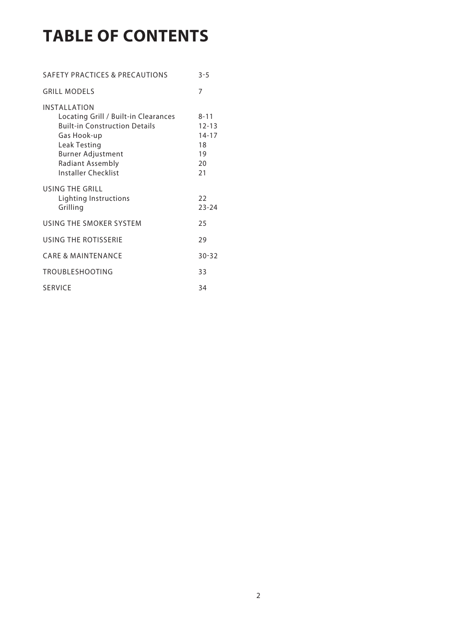 DCS Use & Care Guide User Manual | Page 4 / 80