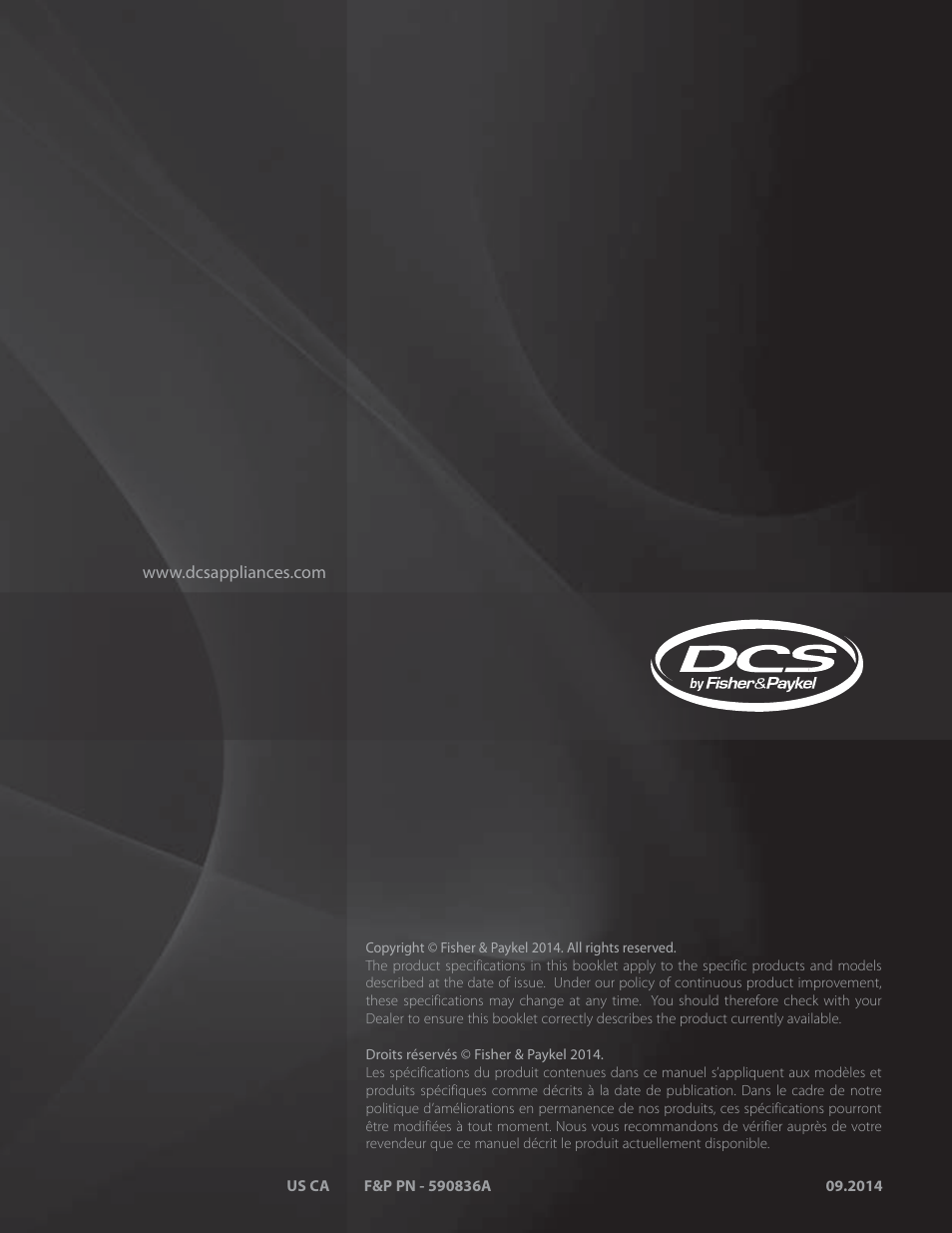 DCS Use & Care Guide User Manual | Page 80 / 80