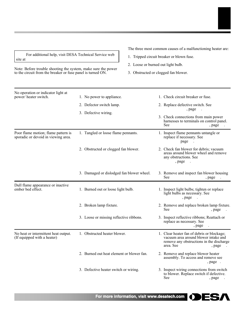 Desa E36LBH User Manual | Page 11 / 26