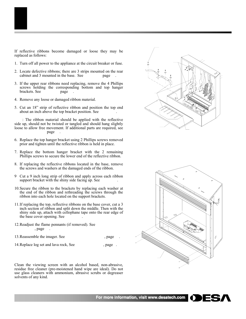 Desa E36LBH User Manual | Page 18 / 26