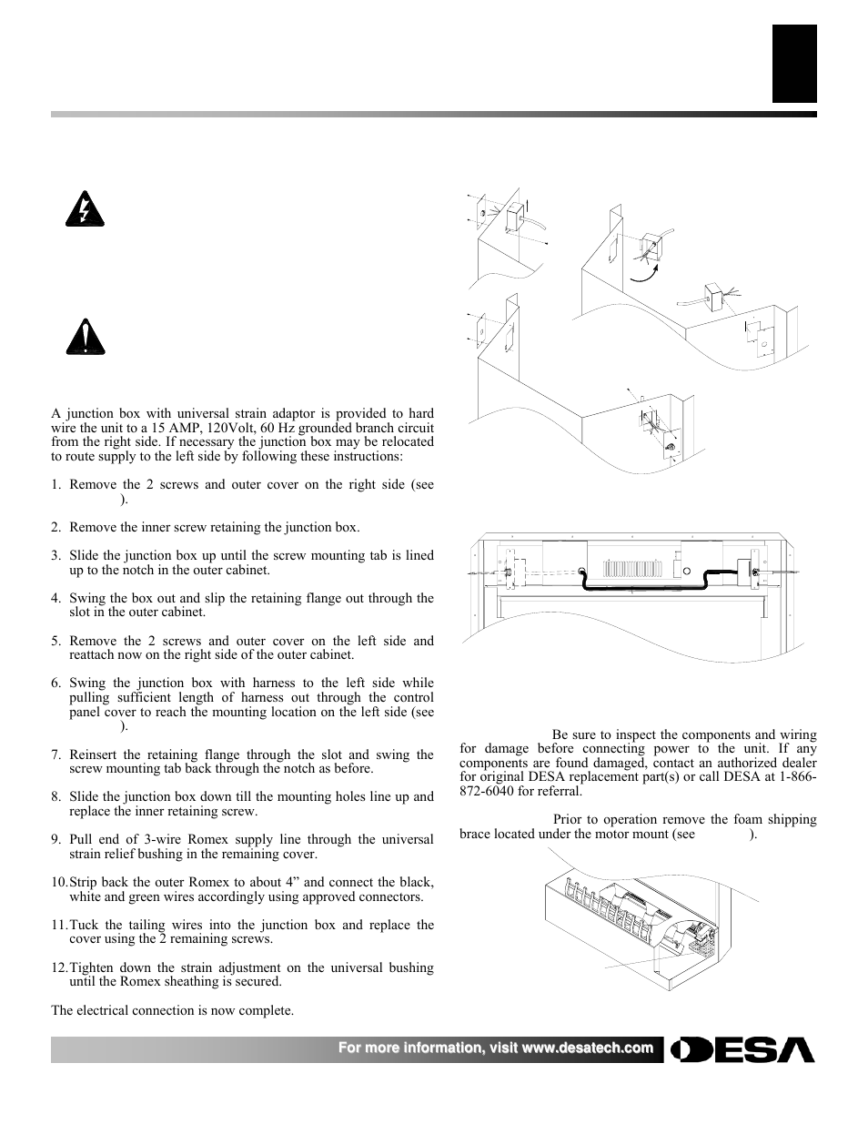 Desa E36LBH User Manual | Page 5 / 26