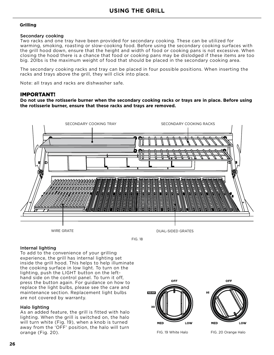 Using the grill | DCS Owner's Guide User Manual | Page 28 / 96