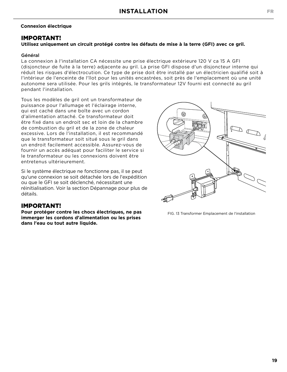 Installation, Important | DCS Owner's Guide User Manual | Page 67 / 96