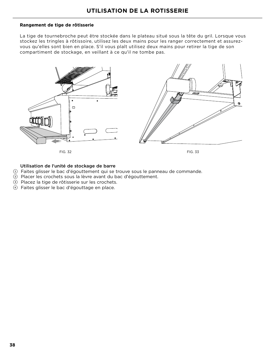 Utilisation de la rotisserie | DCS Owner's Guide User Manual | Page 86 / 96