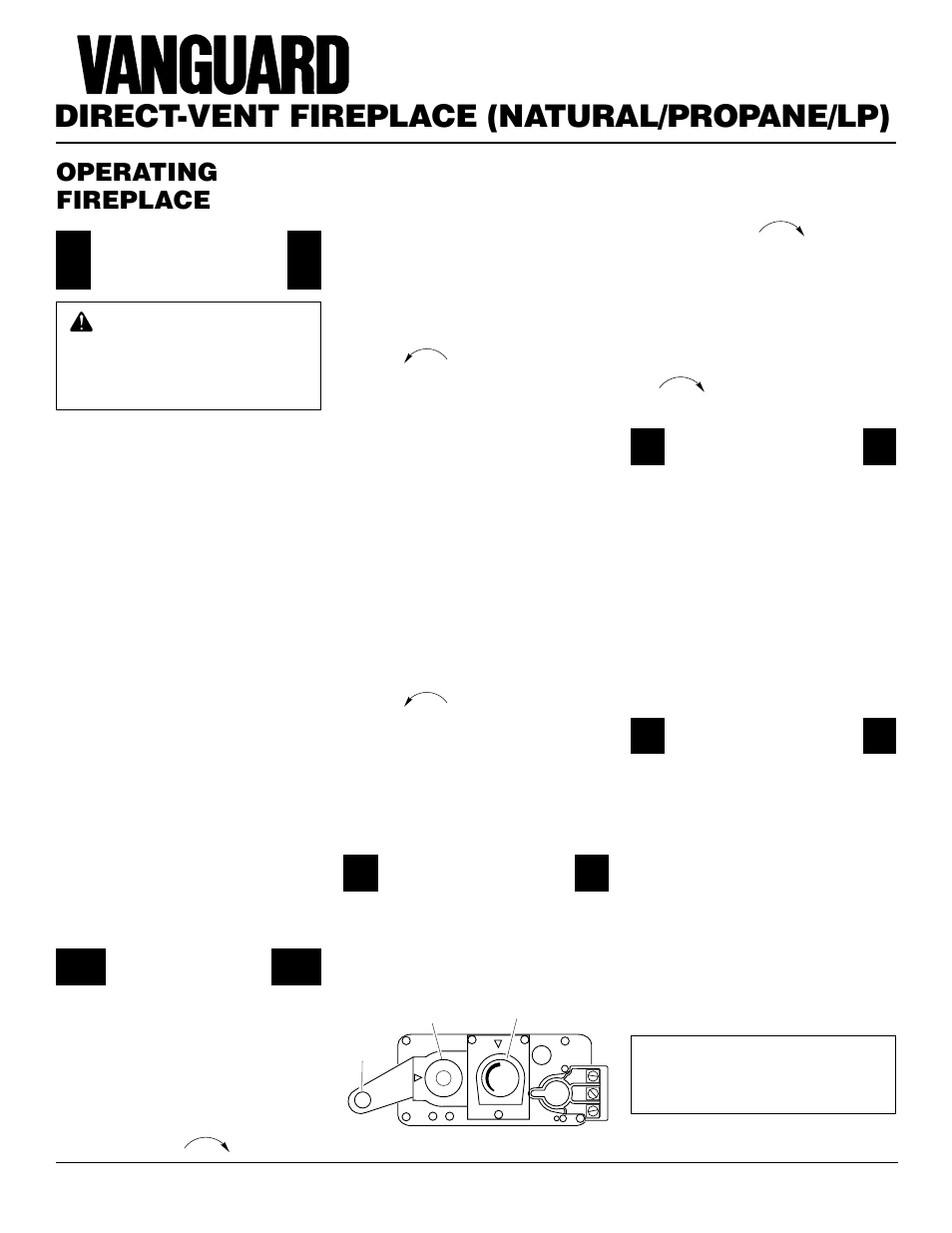 Direct-vent fireplace (natural/propane/lp), Operating fireplace | Desa BHDV41N/P User Manual | Page 26 / 44