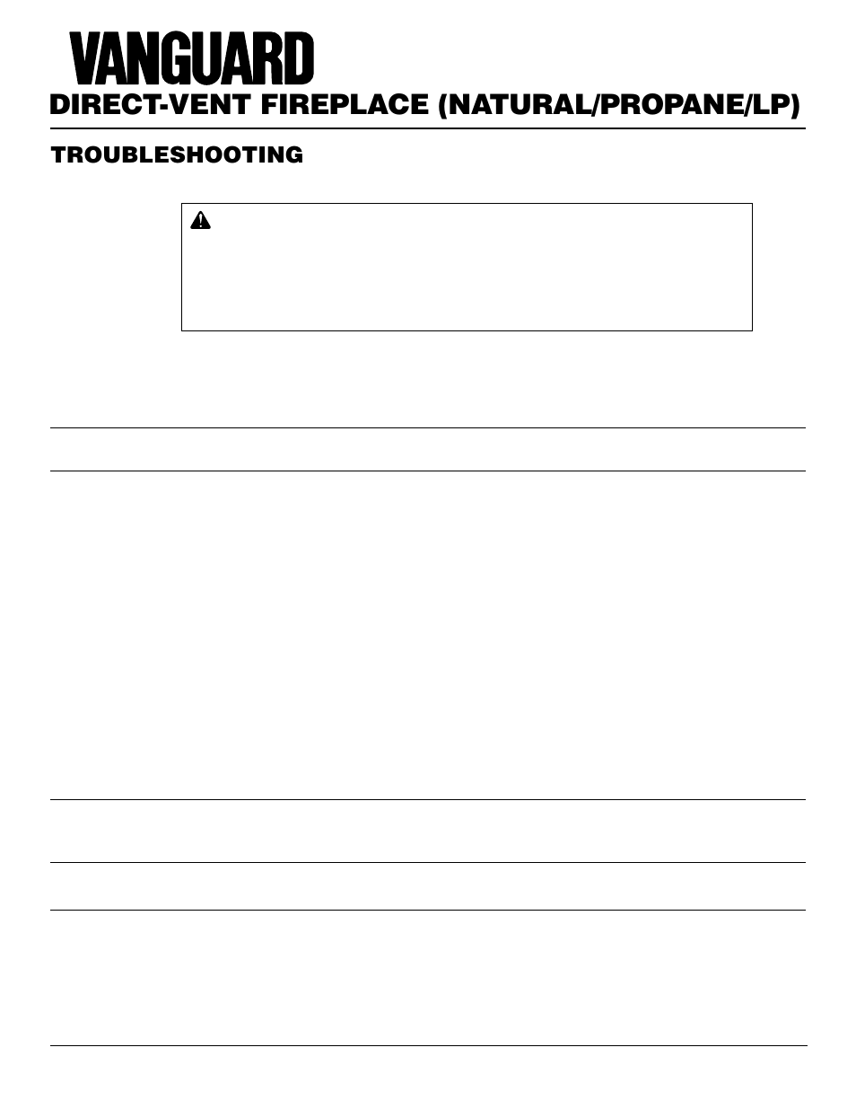 Direct-vent fireplace (natural/propane/lp), Troubleshooting, Continued | Desa BHDV41N/P User Manual | Page 32 / 44