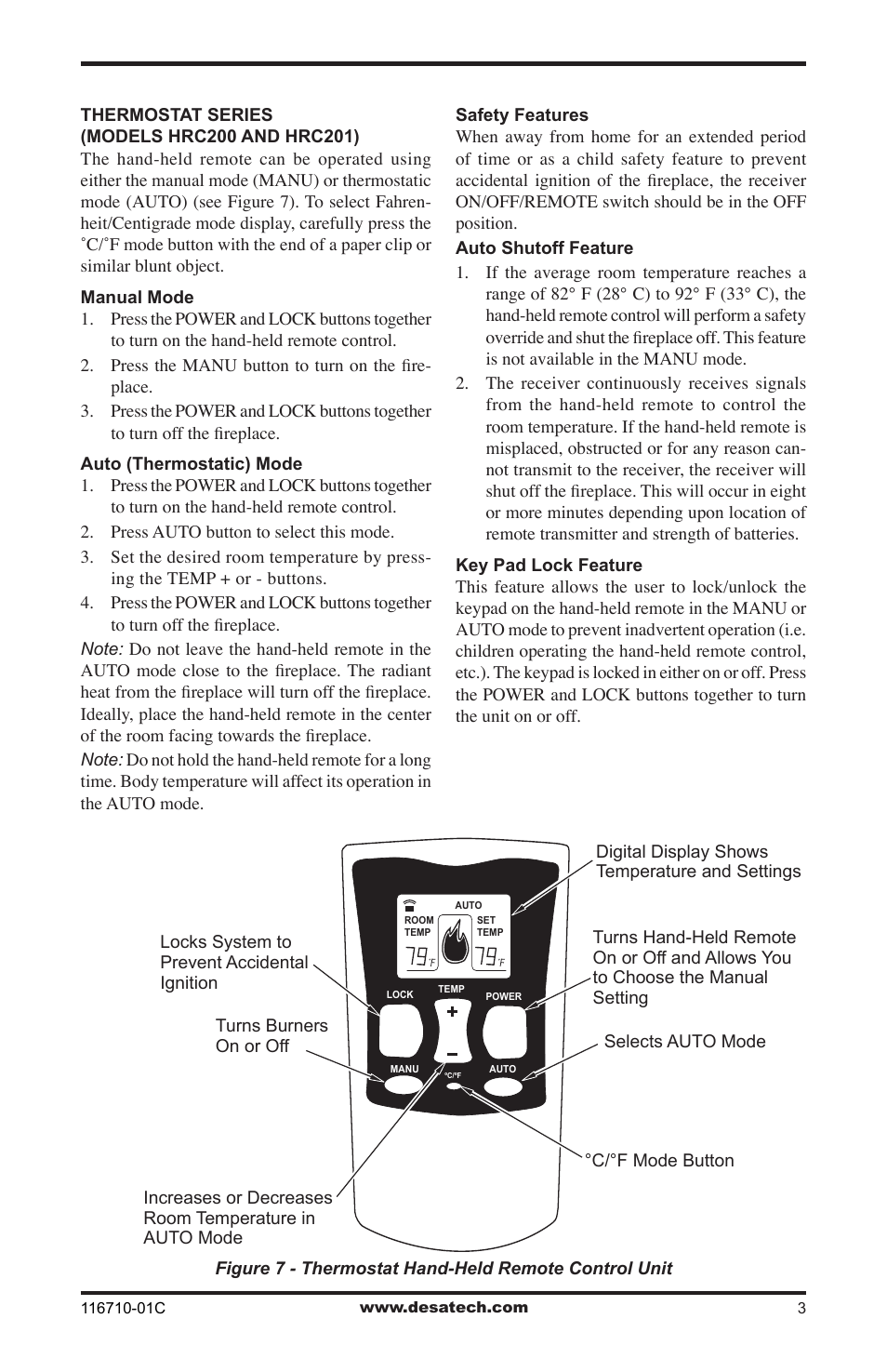 Desa HRC101 User Manual | Page 3 / 8