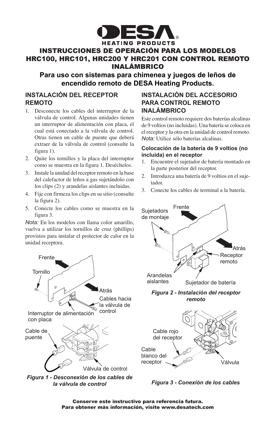 Desa HRC101 User Manual | Page 5 / 8