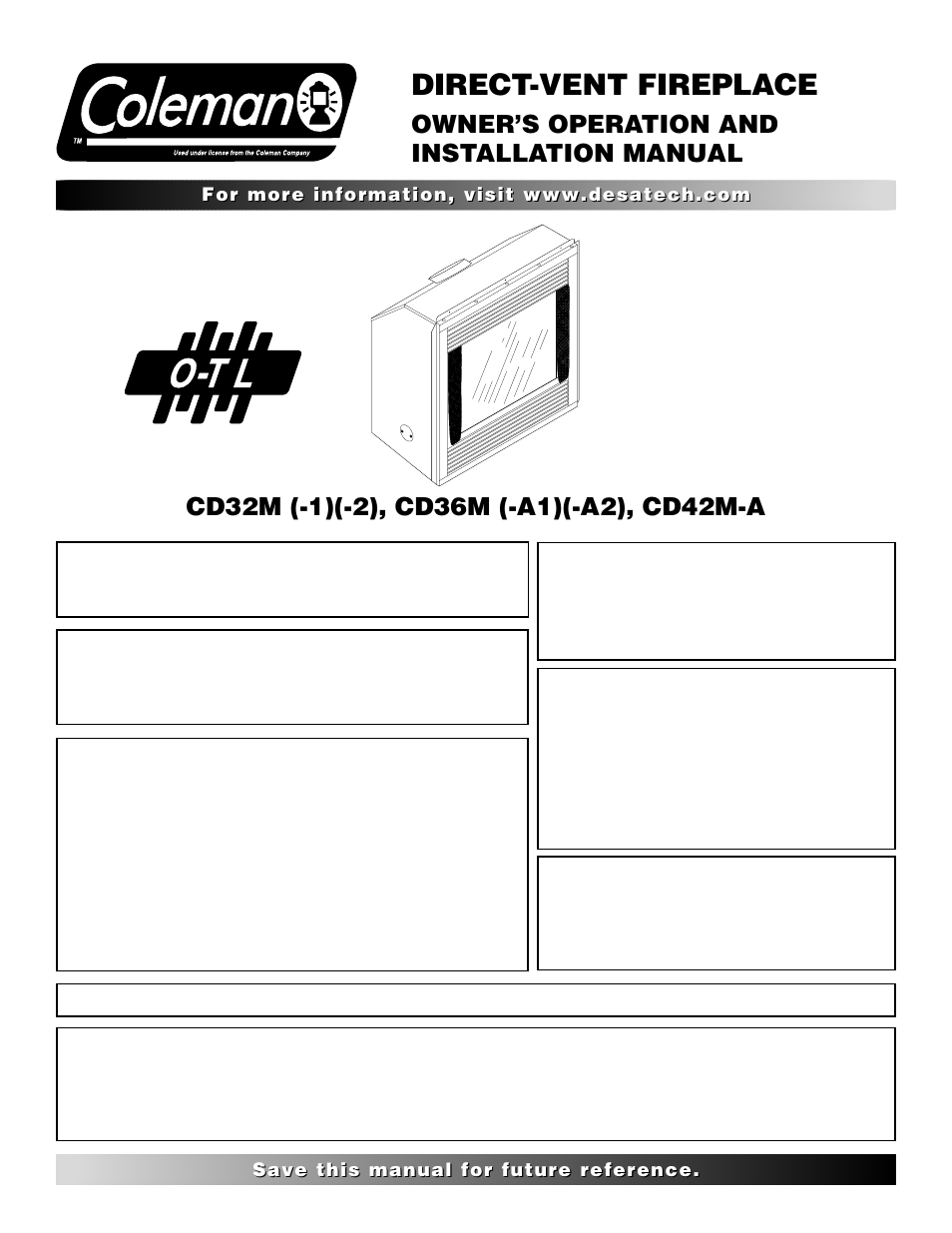 Desa CD42M-A User Manual | 22 pages