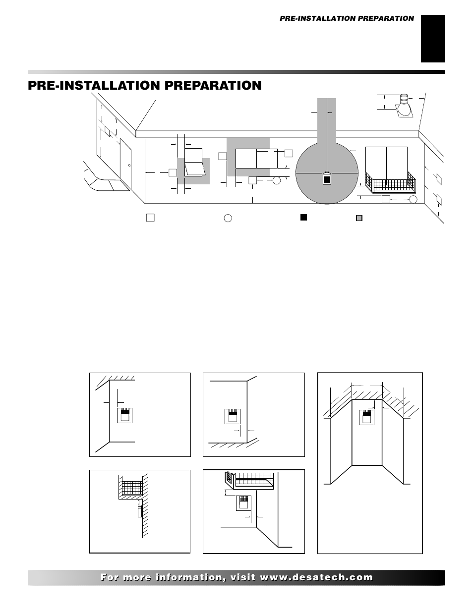 Pre-installation preparation, Continued | Desa CD42M-A User Manual | Page 5 / 22