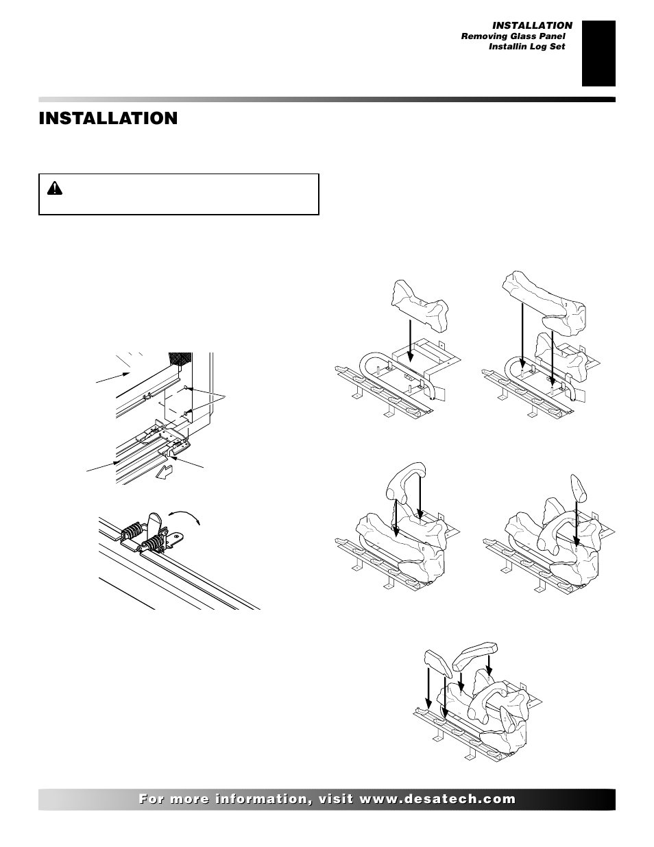 Installation, Continued | Desa CD42M-A User Manual | Page 9 / 22