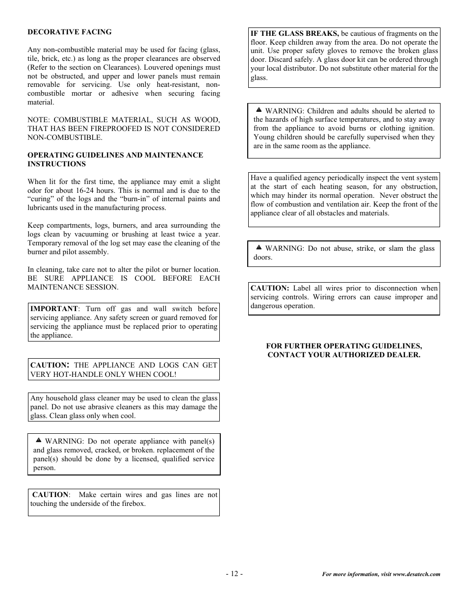 Desa DVF32TMHST User Manual | Page 13 / 21