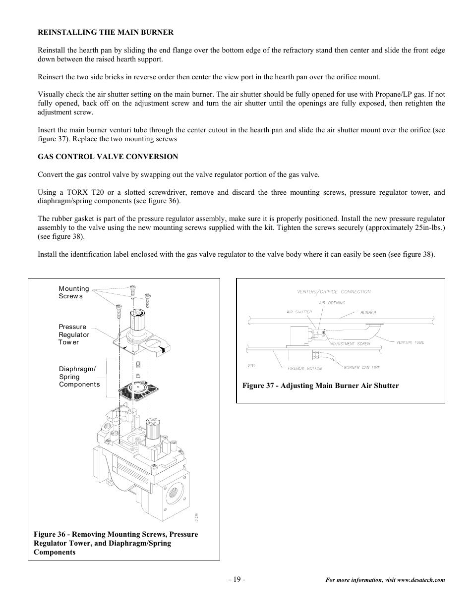 Desa DVF32TMHST User Manual | Page 20 / 21